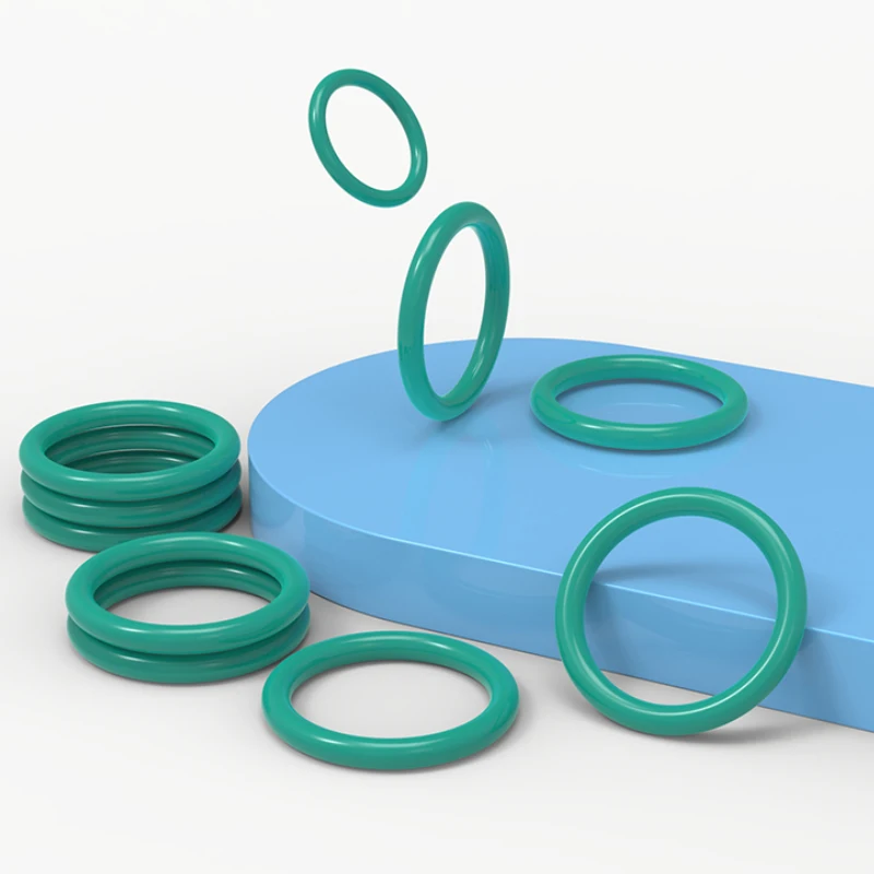 1Pcs CS 1.9mm Green FKM Fluorine Rubber O Ring OD 5-170mm O-Rings Seal High Temperature/Oil/Acid Resistant Waterproof  Washer