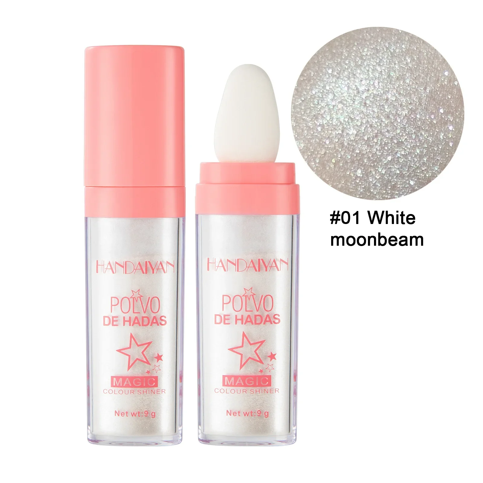 3 Colors Glitter Powder Highlighter Makeup Body Brightens the Natural Face Blusher Fairy Highlight Patting Powder Makeup