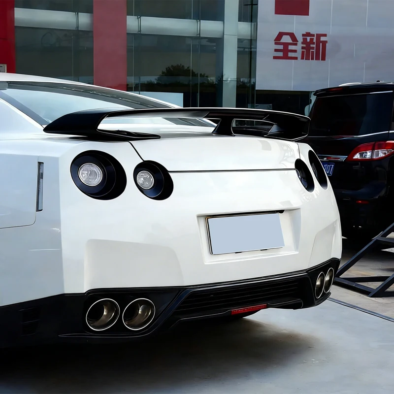 For Nissan GTR R35 2008-2016 Black Car Tail Light Cover Brake Light Wide Indicator Protective Cover Decorative Car Accessories