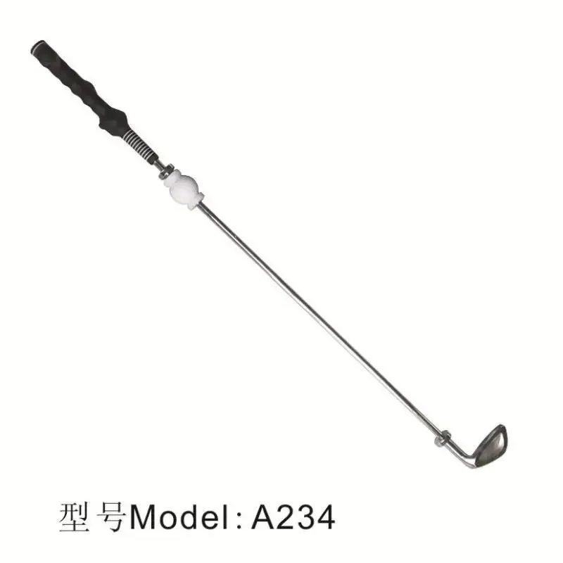 

A234 Golf Club No. 7 Iron Weighted Shaft Swing Rhythm Practice Sound Bar, Strength Assisted Swing Stick