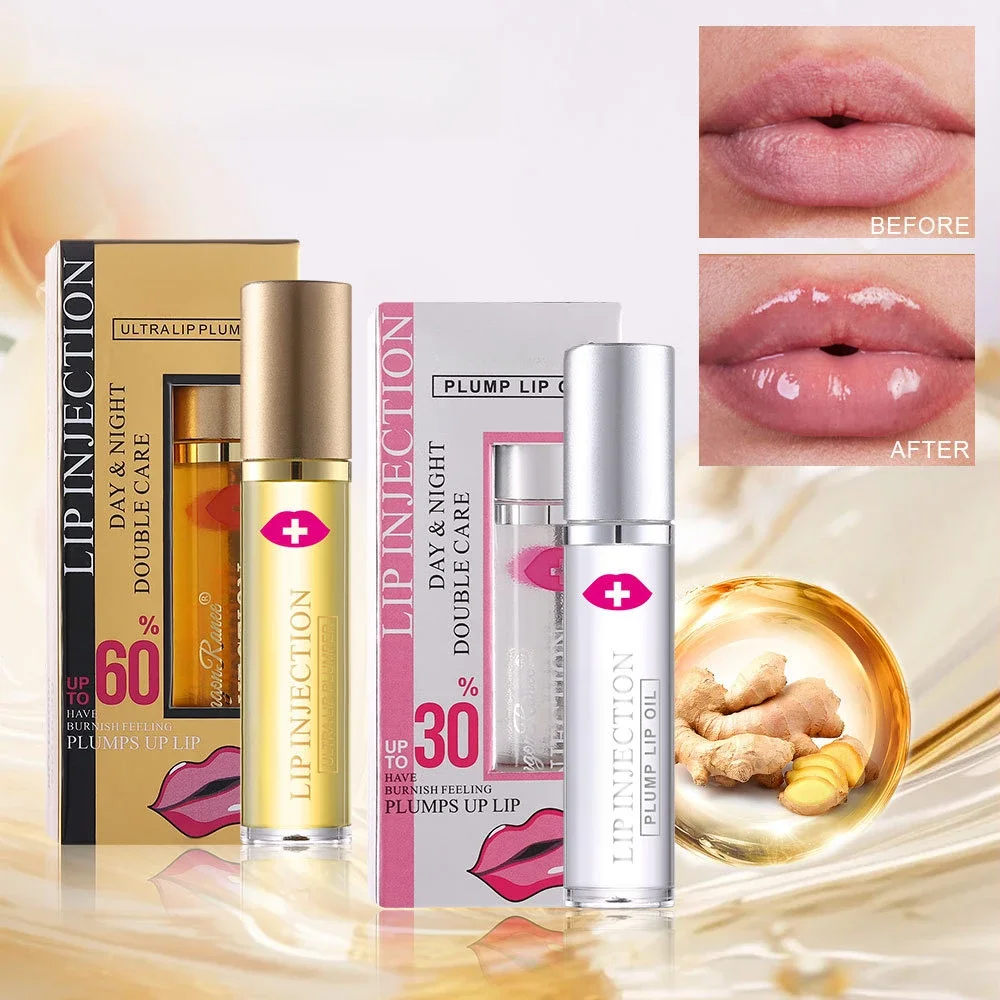 Instant Volumizing Lip Plumper Oil Lip Enhancer Moisturizing Anti-Wrinkle Gloss Serum Sexy Lipstick LipCare Makeup