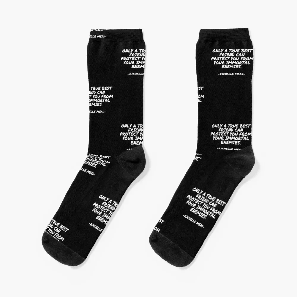 Richelle Mead - Only a true best friend can protect you from your immortal enemies. Socks Soccer luxe Socks Woman Men's