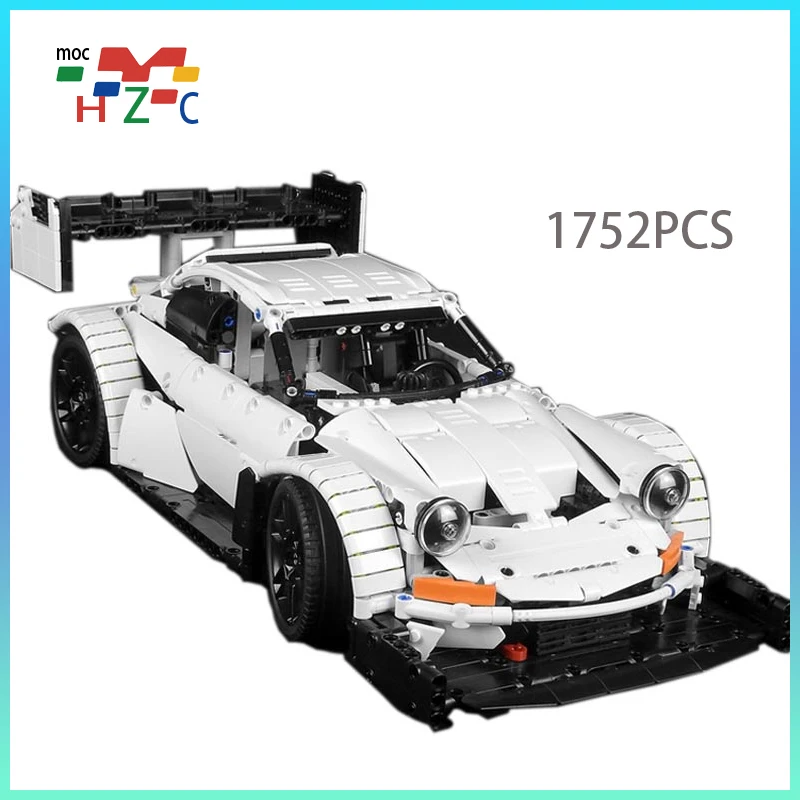 

NEW 1752 Hoonipigasus Hyper Car Super Racing Car Model Fit 10265 Building Blocks Bricks Children Toys MOC-135523