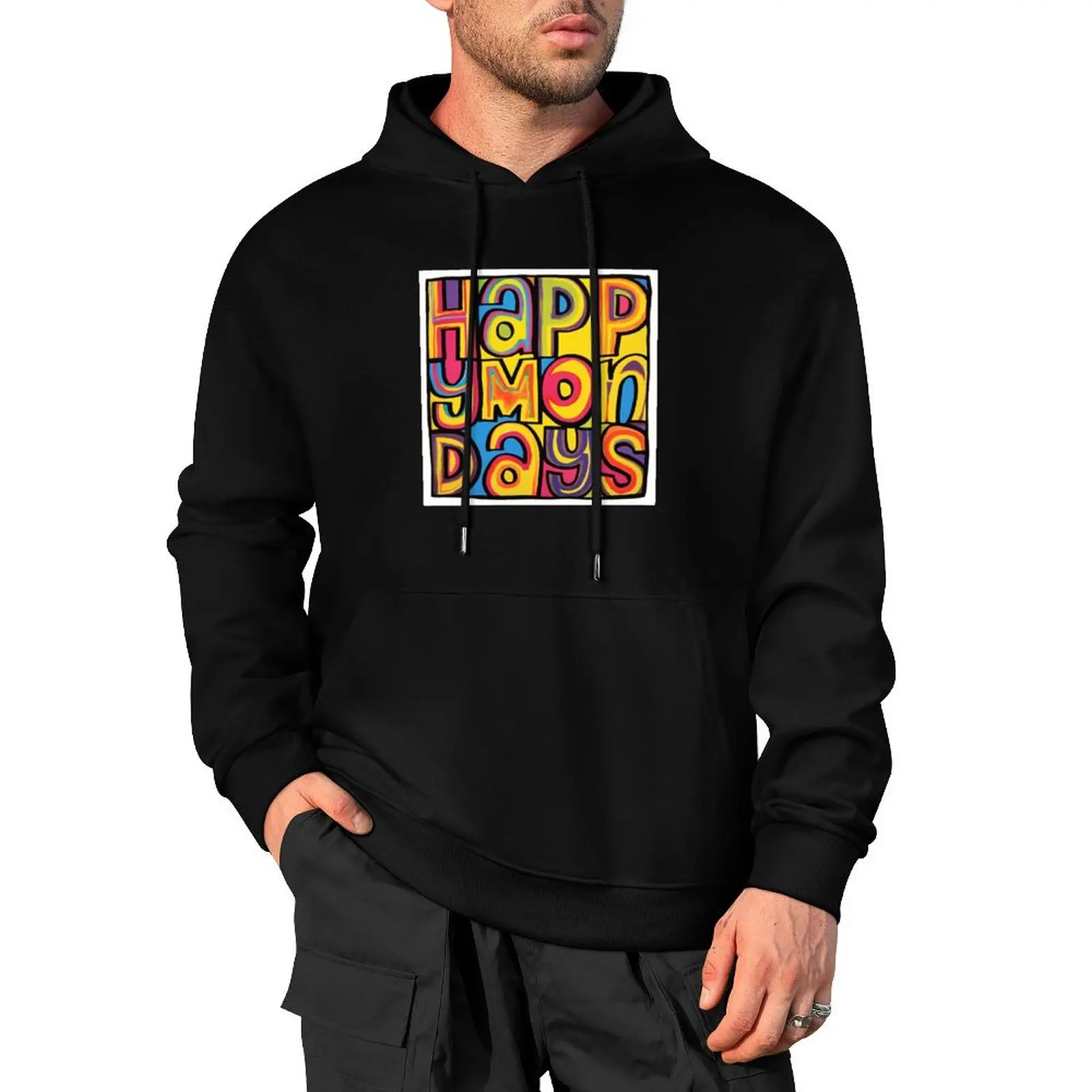 Happy Mondays Pullover Hoodie graphic t shirts men korean autumn clothes mens clothing autumn new products mens hoodies