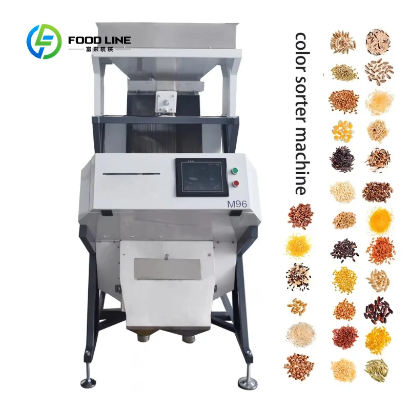 Customized Rice Color Sorter Machine Rice Color Sorting Equipment Wheat Seed Grading Machine Peanut Nut Shape Sorter