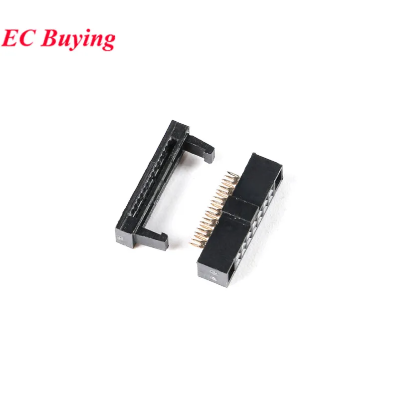 Gray Flat Ribbon Cable 1.27MM 2.0MM 2.54MM Pitch AVR 20cm Data Line Wire FC-6/8/10/12/14/16/20/24/26/30/34/40/50P Pin Connector image 2