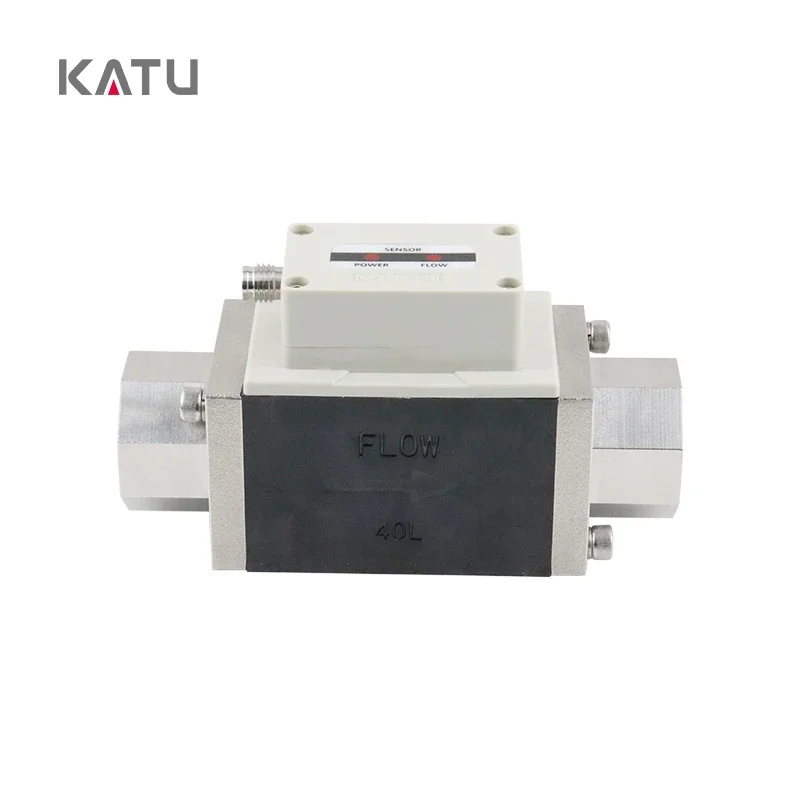 Gas Flow Sensor FTS520 High Accuracy OLED Display All-in-One Flow & Temperature Sensor for Water Coolant