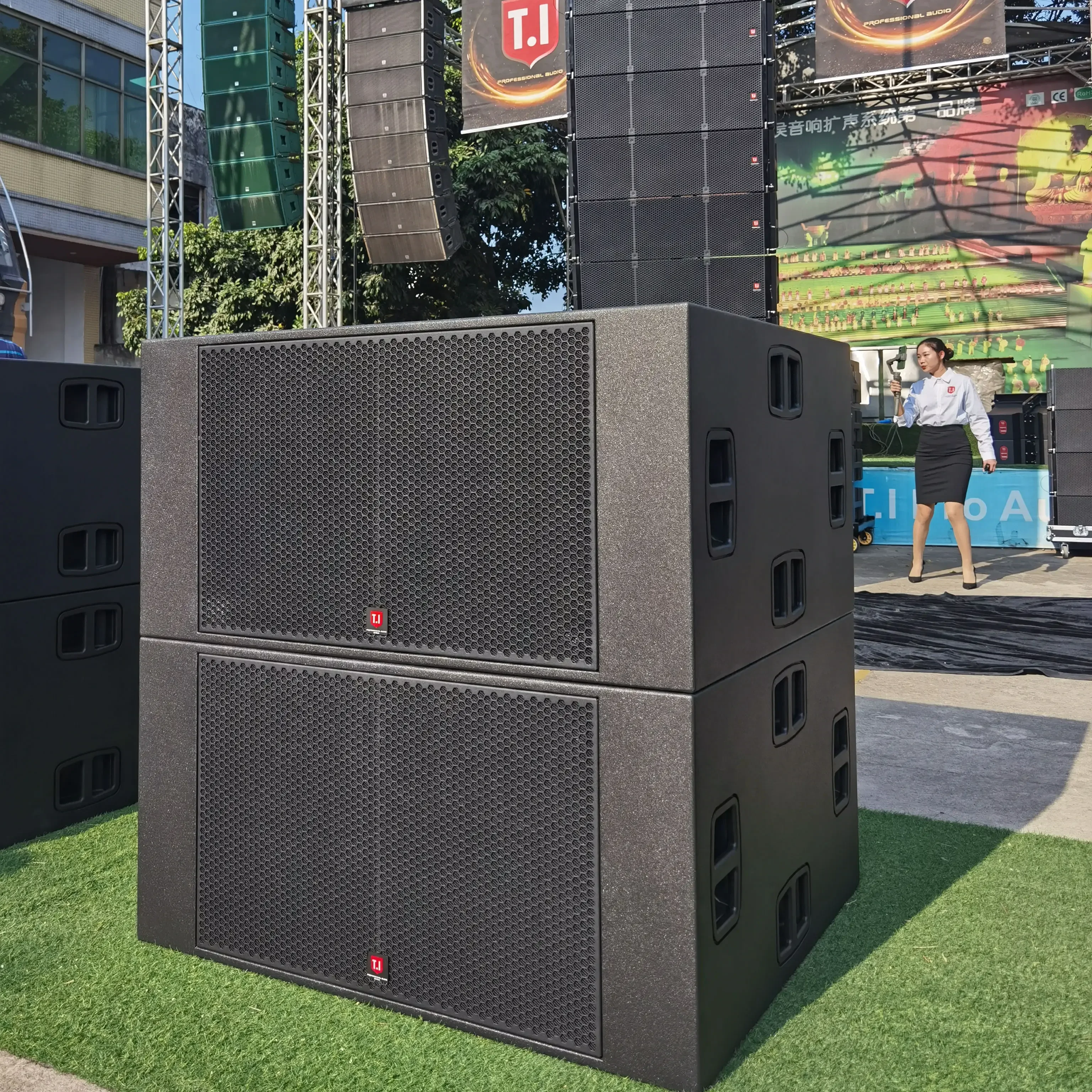 Hot Sale Passive Line Array Sound System For Outside Large Concert Event Audio Speaker For Sale