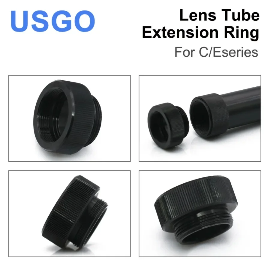 

USGO Lens Tube Extension Ring C/E Series O.D.25mm CO2 Lens for D20 F63.5mm/127mm for CO2 Laser Cutting Machine