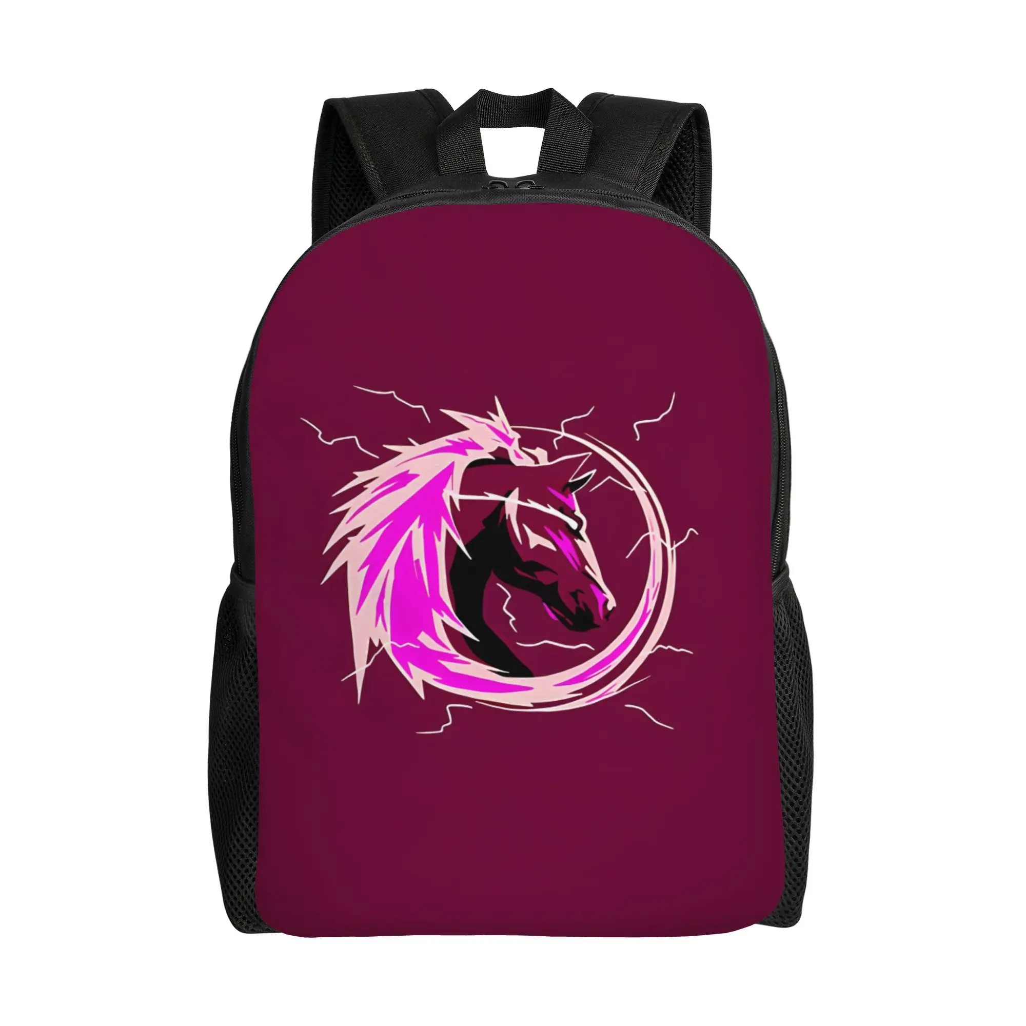Trippy Landscape Charging Thunder Backpack Fashionable Cool Aesthetic mochila Large Capacity Schoolbag For Teens