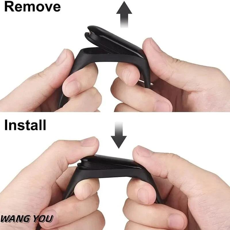 샤오미 미 밴드 7, 6, 5, 4, 3 용 팔찌, 실리콘 스포츠 시계 밴드, 7, 6, 3 용 교체 팔찌, 2 개