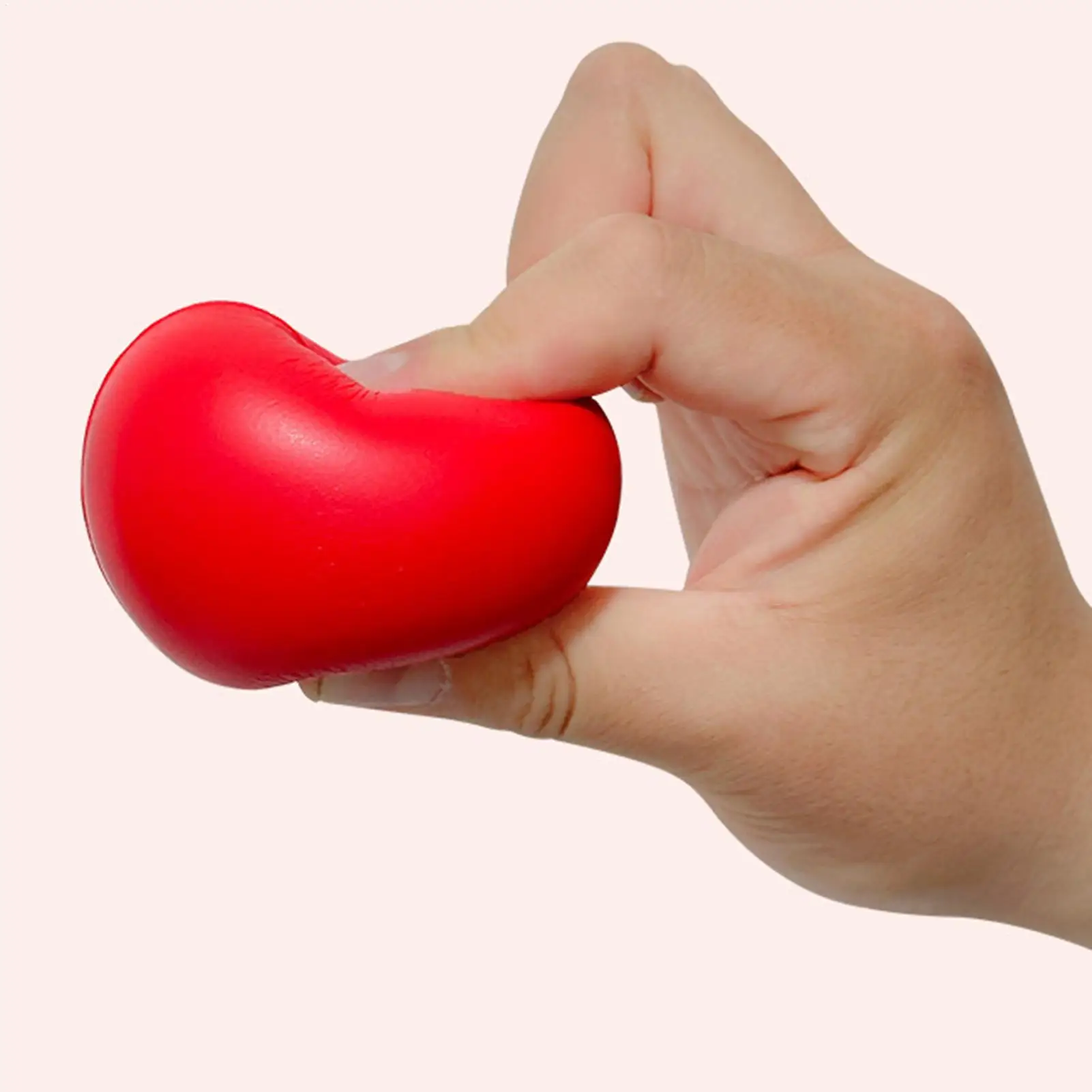 Heart Shaped Single-Finger Training Grip Exercise Stress Balls For Hands Training Heart Shaped Stress Balls For Stress Relief