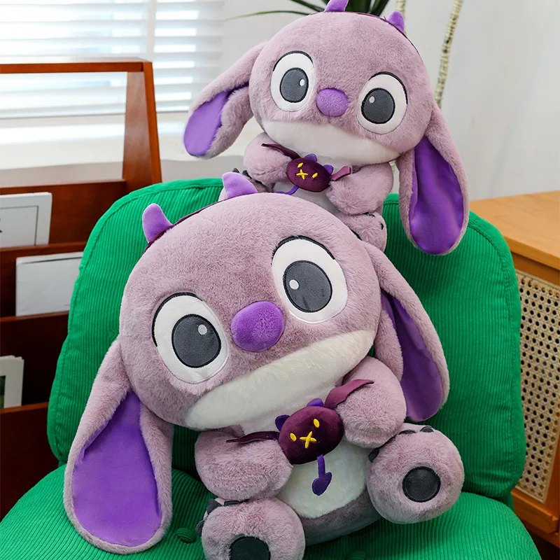 

25-55 см Kawaii Demon Lilo & Stitch плюшевая кукла игрушки аниме фиолетовый стежок мягкая кукла милый стежок домашняя плюшевая кукла детский подарок