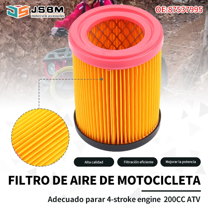 Accesorios para motocicletas JSBM, filtro de aire para ATV Go-Kart de 4 tiempos para TaoTao Baja G200 Sport Raptor Shark Braves 200 II Denago Mudhawk 200 FI Dayton 250 FI Coleman AT200-B