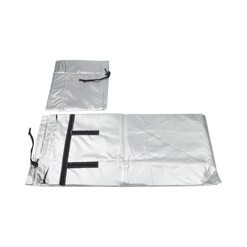 Portable Air Conditioner Hose Cover Insulation Sleeve Heat Resistant Silver Oxford Cloth Adjustable For Exhaust Duct Protector F