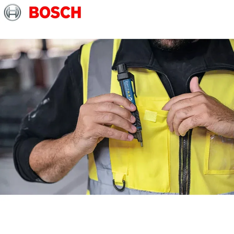 BOSCH المهنية عدم الاتصال جهاز قياس الجهد الكهربائي اختبار الذاتي IP67 تصنيف الجهد المزدوج للحفر الكهربائي العمل GVD 1000-17 #5