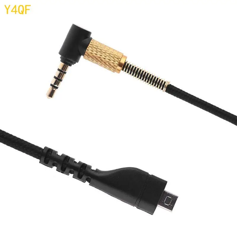 Y4QF Gaming Cable Cord Extension 1.5m headphone panjang untuk Arctis 3 5 7 9X