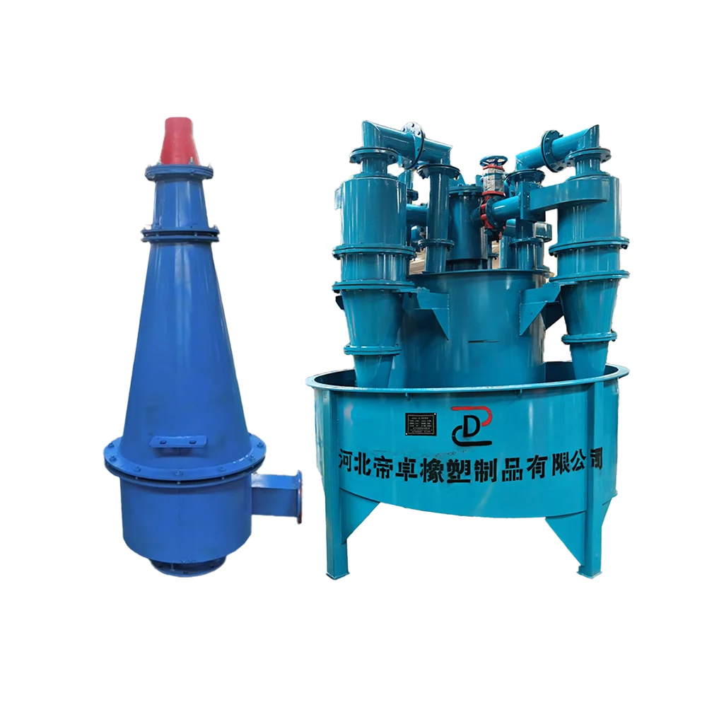 Industrial Mineral High Efficiency Polyurethane Cyclone Hydrocyclone Separator Water Filter