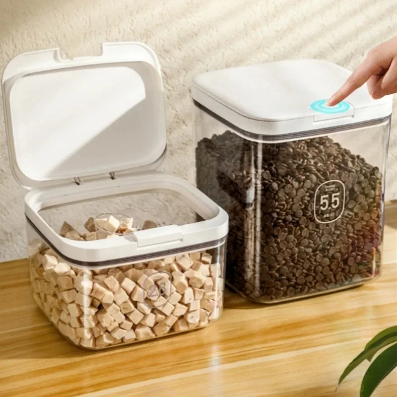 

Dog Food Storage Bucket Pet Food Grain Storage Tank Kitchen Storage Rice Box Cat Food Grain Sealed Jar