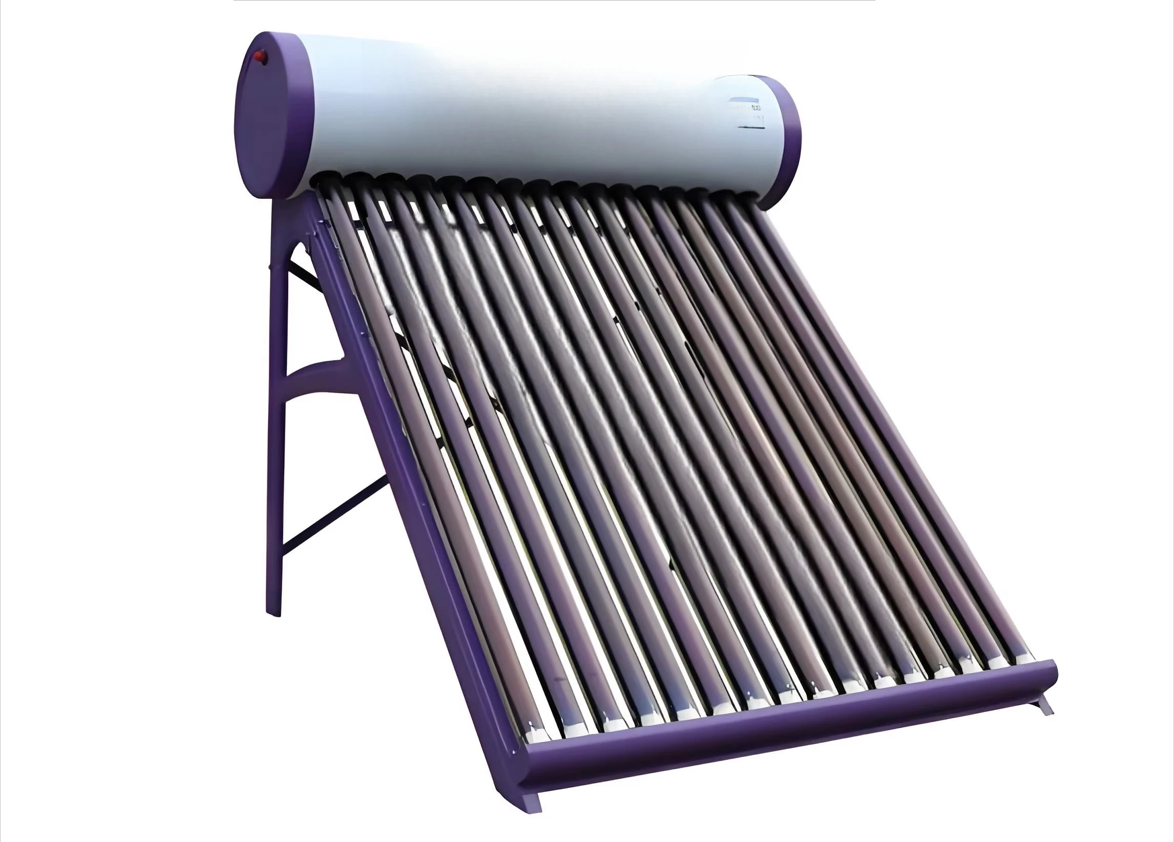 Ultra High Quality Independent Solar Water Heater  Vacuum Tube Heat Pipe Suitable for Outdoor Use in Homes and Hotels