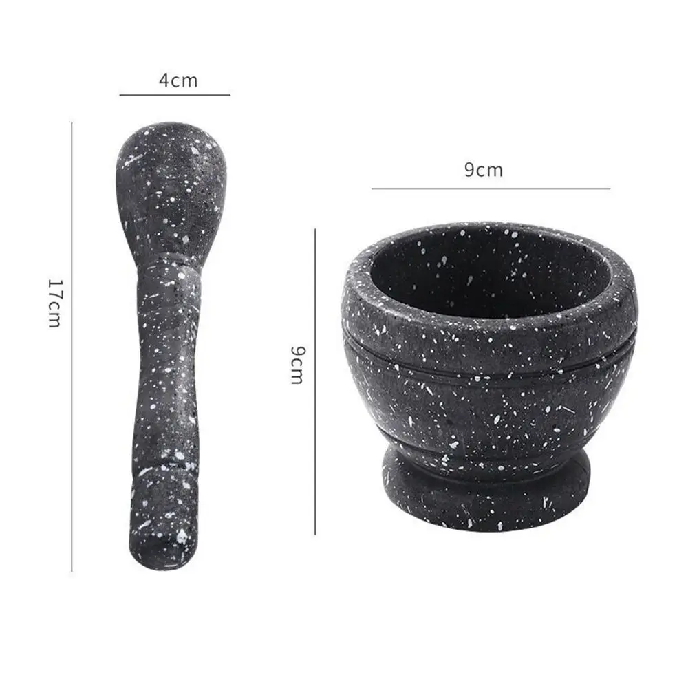 PP Manual Grinder Hand Movement Seasoning Grinding bowl Kitchen Cooking Tools Garlic Mashed Garlic Stone Mortar Household