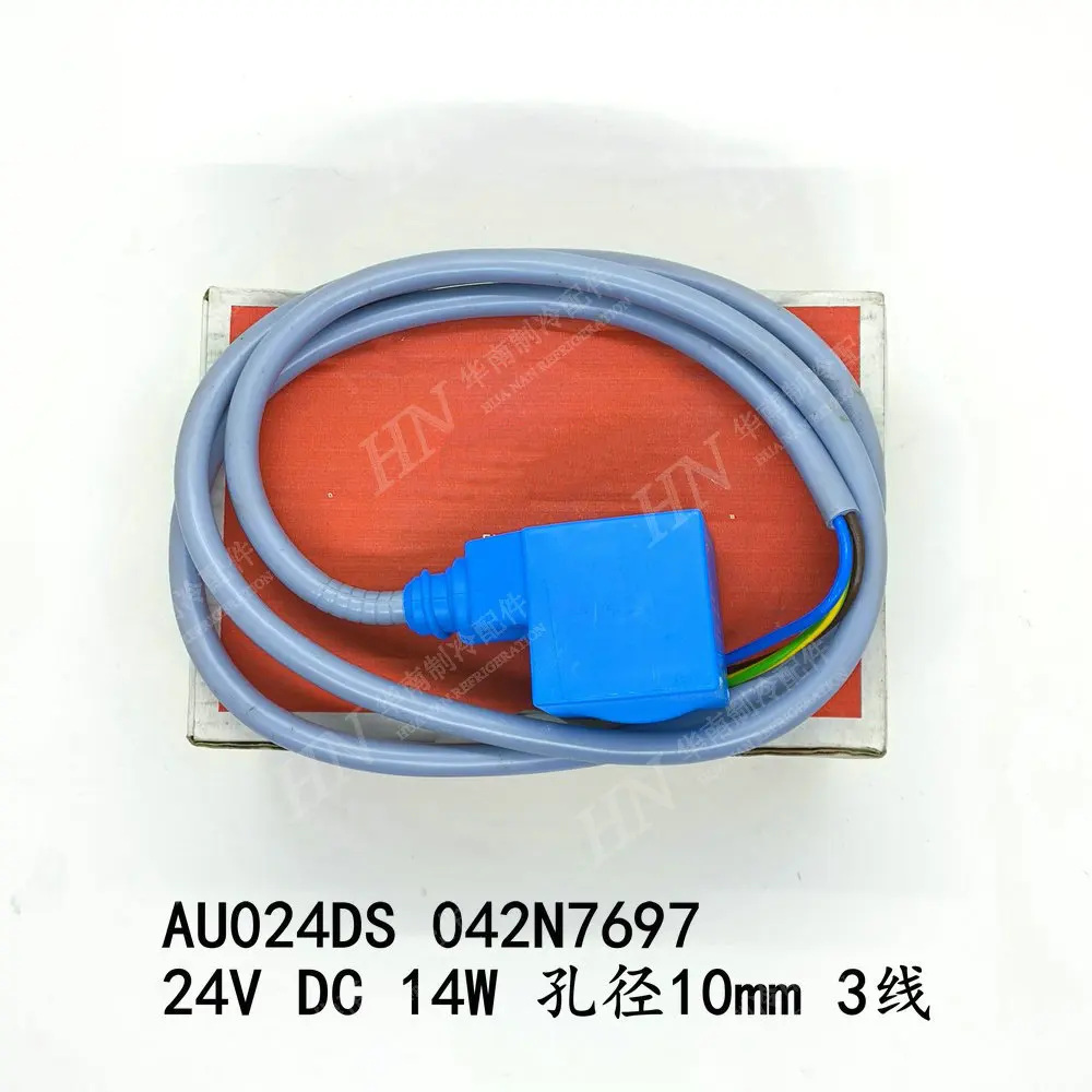 New air conditioning expansion valve solenoid valve coil AU024DS 042N7697 24V DC14W inner diameter 10mm