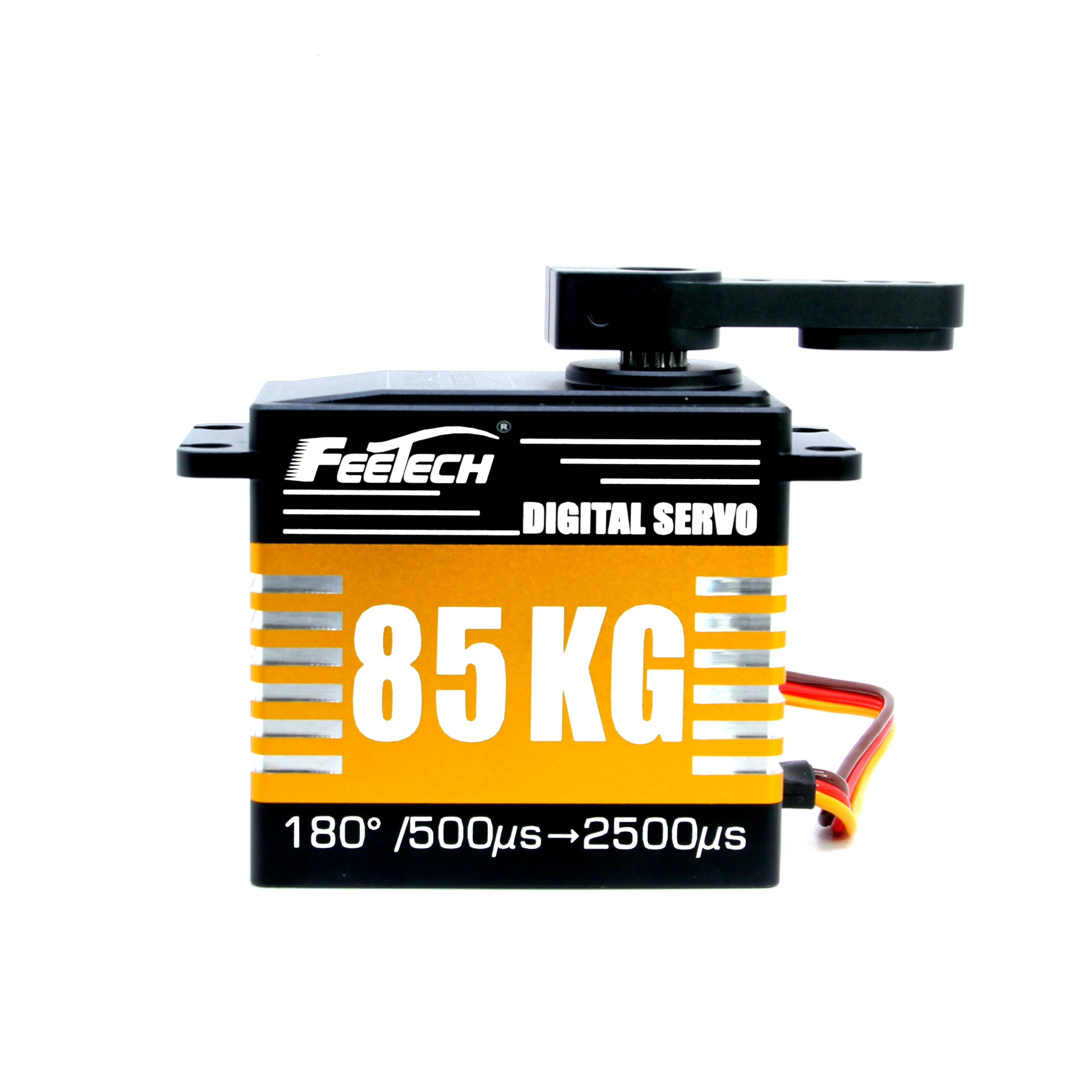 

2026 Hight Quality Wholesale Feetech Digital Servo 7.4V 85Kg 180 Degree Waterproof Core Large Torque Servo For1/10 Scale Rc Part