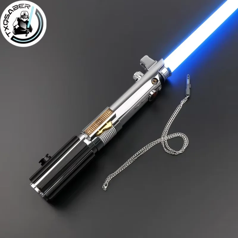 

TXQSABER Anakin Lightsaber Proffie Laser Pixel board Smooth Swing Metal Hilt With LED Strip Blade SD Card Skywalker Cosplay Toys