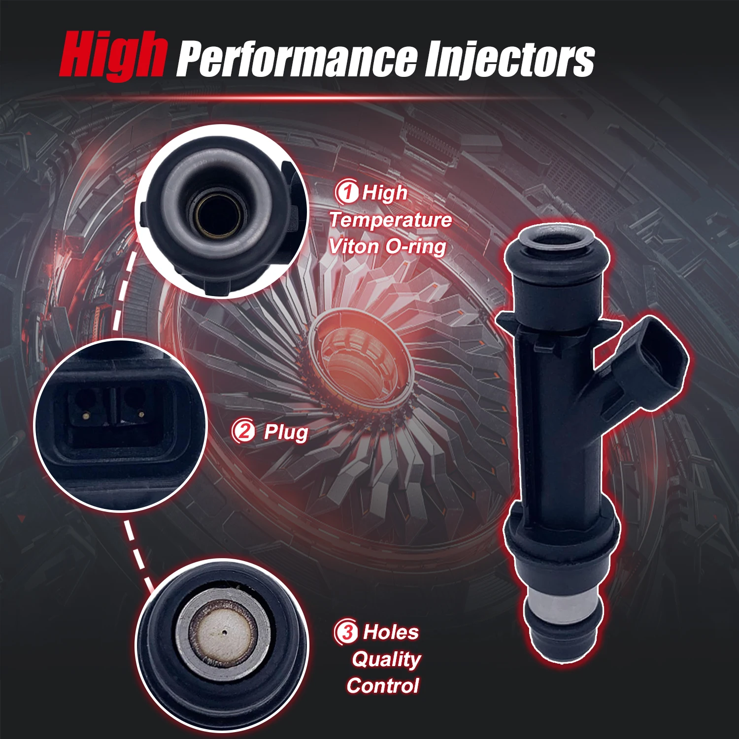 Injetores de combustível para Buick vela Chevrolet, Corsa, Chevy C2, 1999-2003, INJ572, ICD0012, 68-25319301, 4pcs