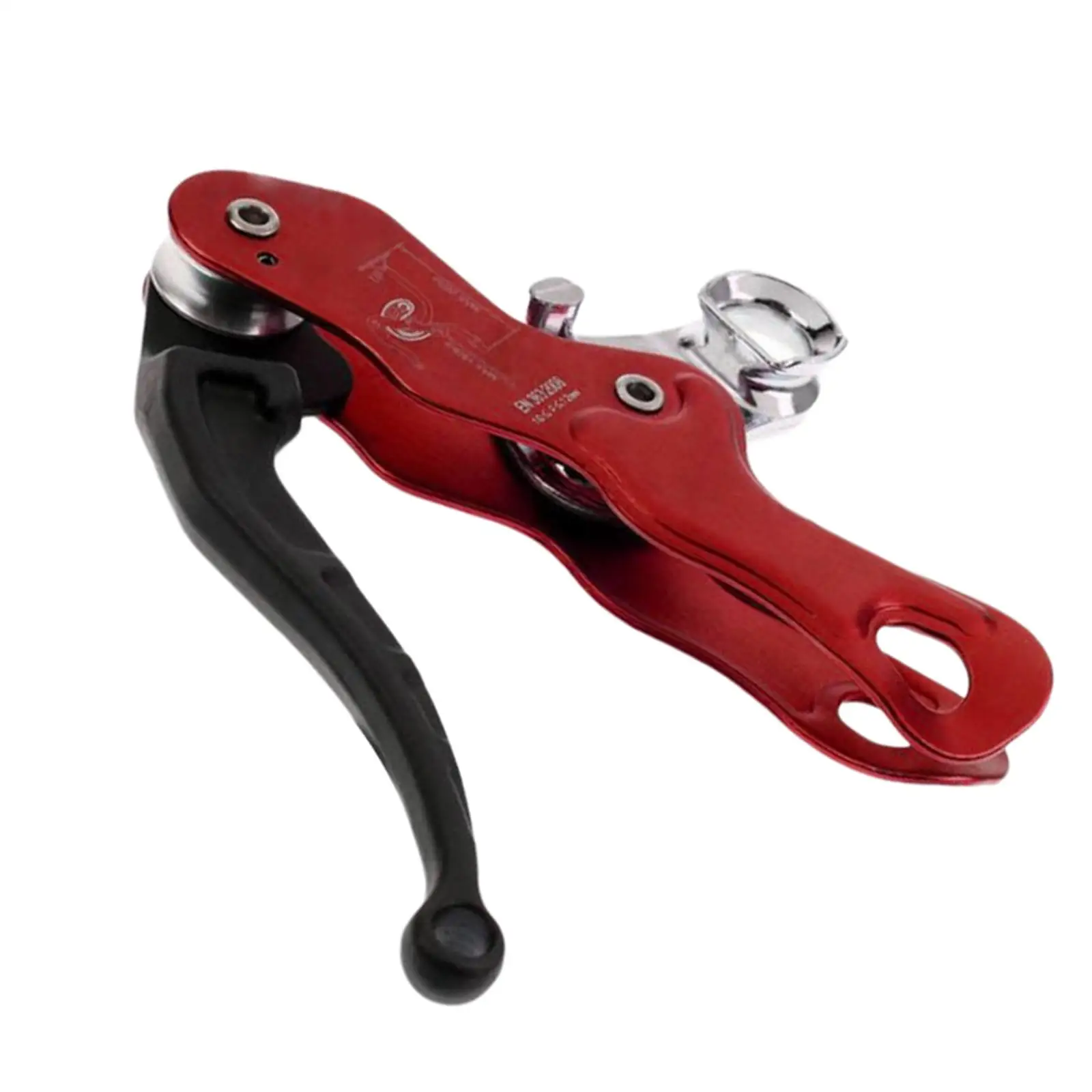 Climbing Descender, Self-locking Self-braking Rope Climbing Hand Operated