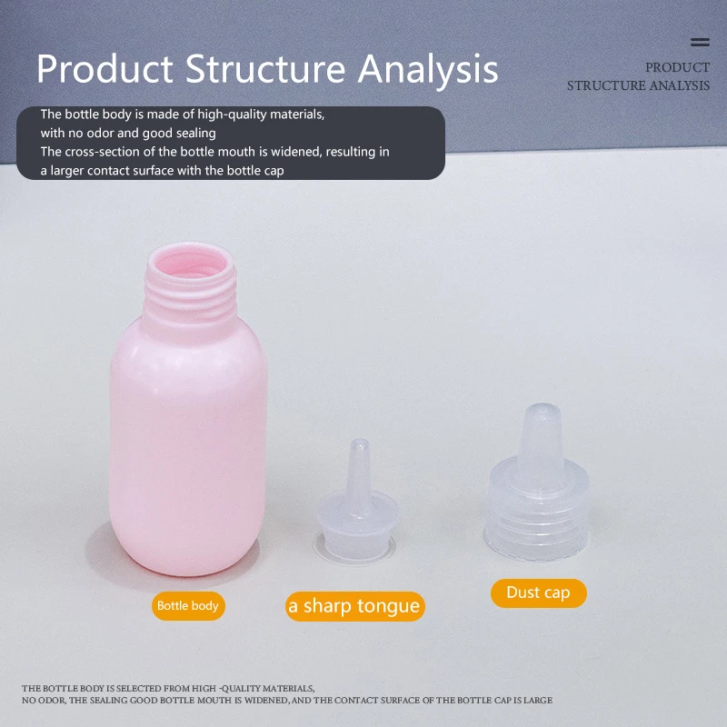 1 قطعة زجاجة تنظيف رمش تنظيف زجاجة المياه ضغط قطارة البلاستيك ضغط زجاجات لاش حمام زجاجات التمهيدي زجاجة