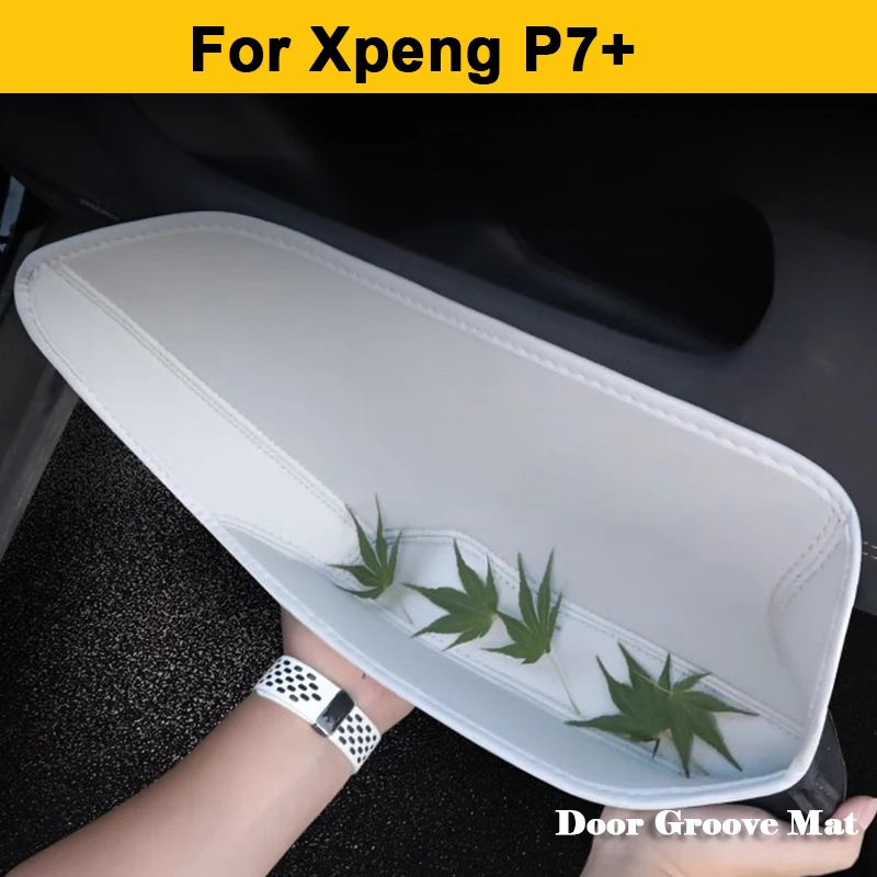 

For Xpeng XiaoPeng P7+ 2024 2025 Car Door Storage Box Car Inner Door Organizer Tray Water Cup Holder Auto Interior Accessories
