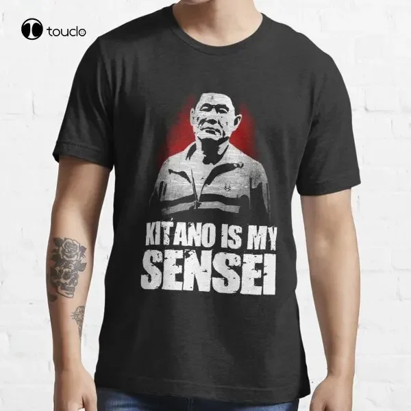 Battle Movie Takeshi Kitano Is My Sensei T-Shirt Tee Shirt White Collar Shirt Women Custom Gift Streetwear Tee Shirt Tshirt