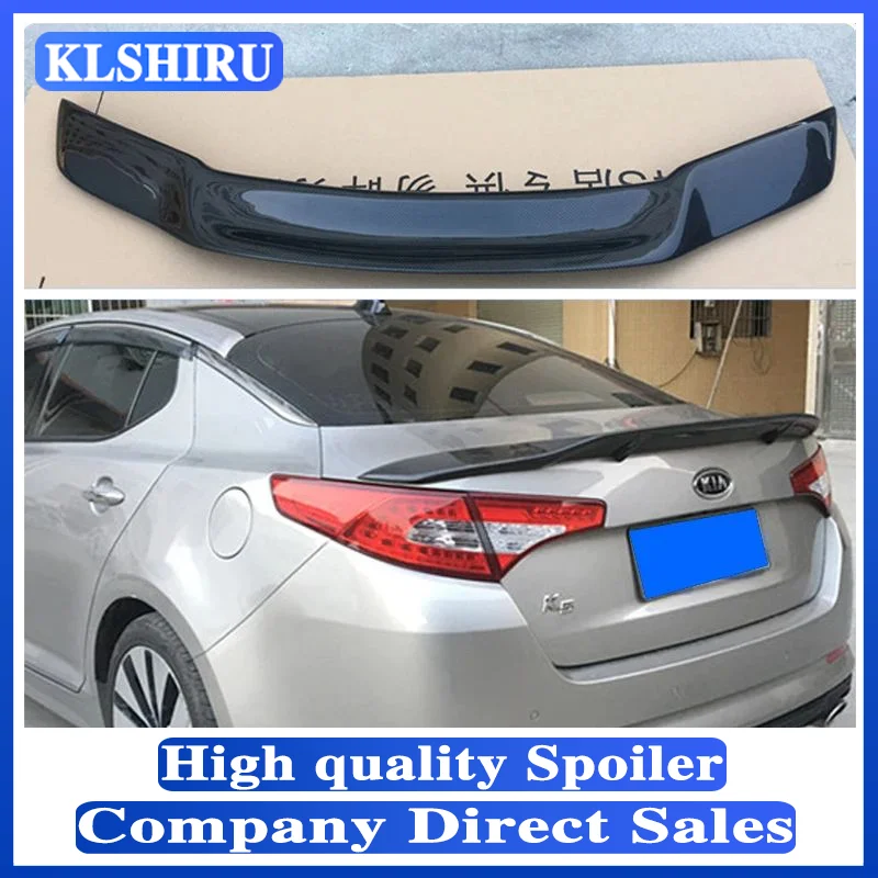 For Kia K5 / Optima spoiler 2011 2012 2013 carbon fiber abs primer rear wing R-type spoiler accessories