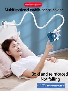 Mobile Phone Holder Stand Portable Lazy Bed Desktop Bracket Desk Mount Stand Base For iPhone Samsung Xiaomi Compatible 4-7.1inch