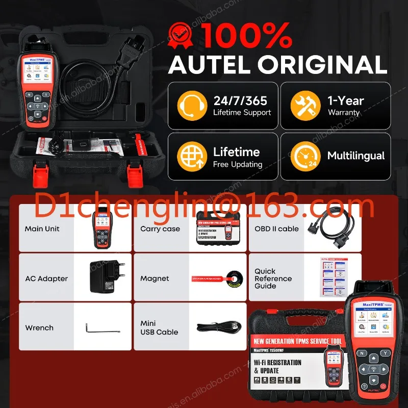 TPMS TS508WF autel TPMS TS508 TS508K TS501 WiFi OBD2 Scanner outil de Diagnostic véhicule universel MX capteur programmation