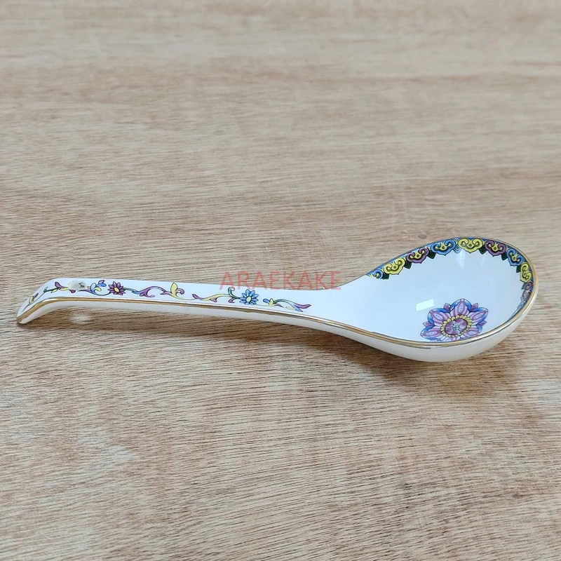 Ceramic Soup Spoon, Chinese Home Soup, Lengthened Meal Spoon, Creative Spoon, Restaurant Spoon