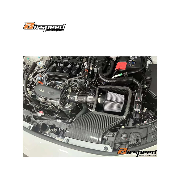 

Airspeed Brand Factory Direct Hot Sale Style 100% Dry Carbon Fiber Cold Air Intake System for Honda Civic 11th 1.5T