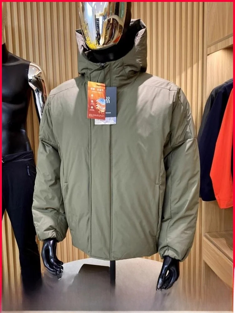 

High Loosen down Jaet Men's Outdoor Winter New Premium Windproof Waterproof Warm Coat Youth Faion Regular Length Pure ...