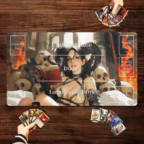 Witch anime mousepad Magic trading card battle gaming mats playmat Desk Mat pc accessories tcg mat rubber anti-slip base