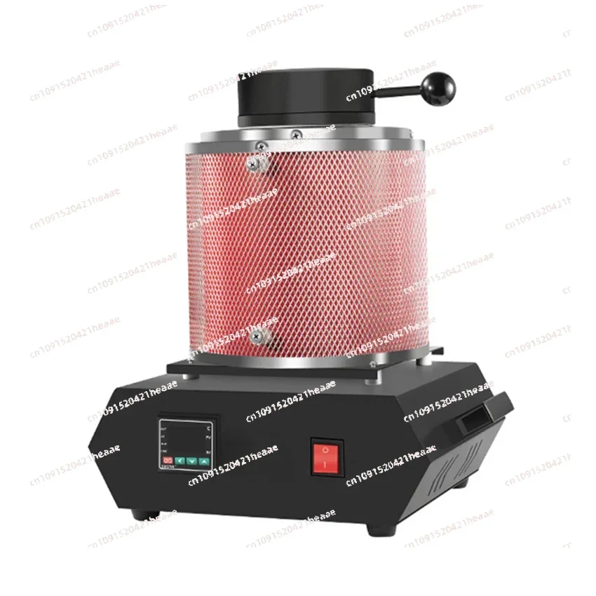 Suitable forPortable Gold Melting Furnace Machine Metal Silver Jewelry Casting Tool  Digital Metal Melting Furnace1500W 1150℃