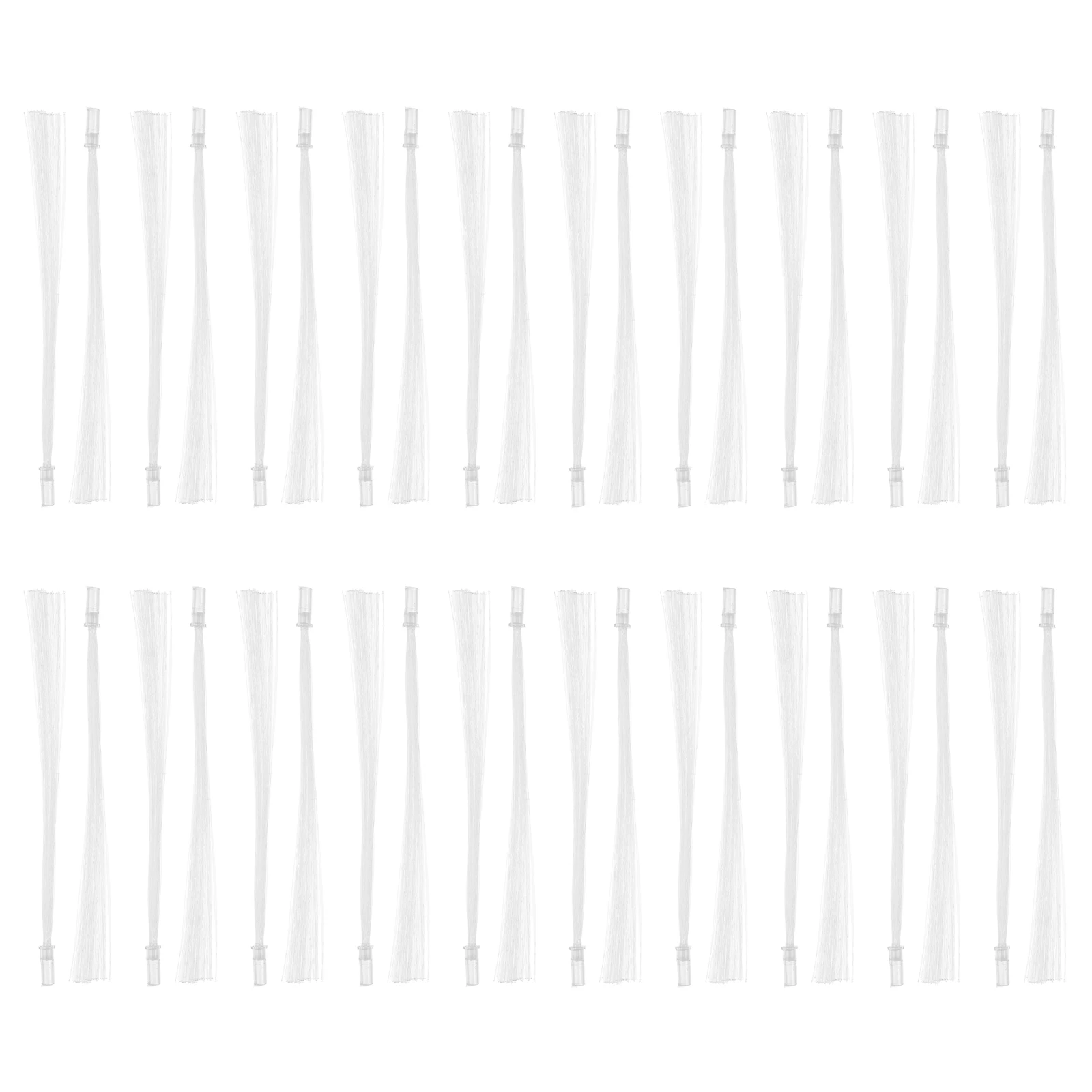 

50 Pcs Fiber Optic Decorative Lights Glow Sticks Festive Party Table Christmas Tree Garden Patio Vibrant Colors Easy
