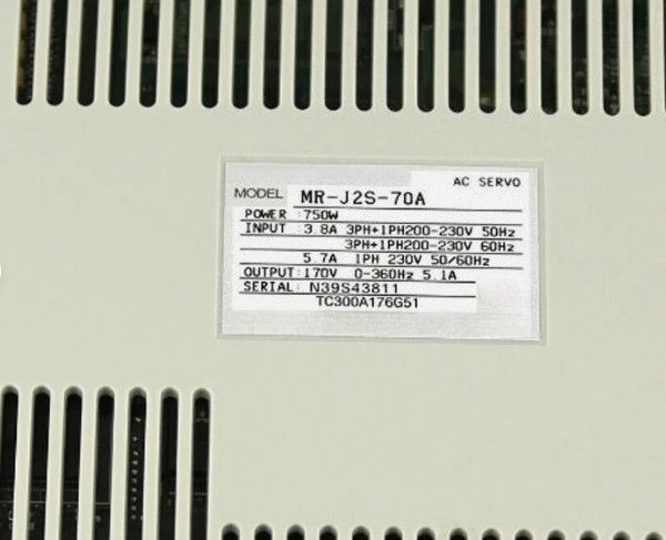 Brand New Original Series Driver MR-J2S-70A MR J2S 70A Fast Delivery