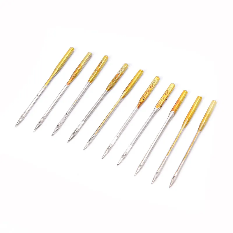 10PCS/Pack #9 #11 #14 #16 #18 Needles For Singer Electric Sewing Machine Needle Domestic Sewing Needle Titanium Plated Needle