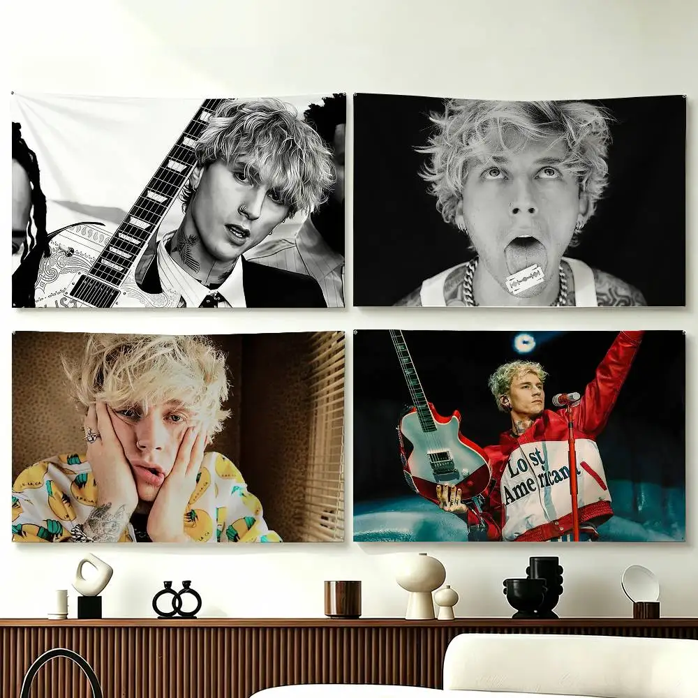 M-MGK Lost Americana Funny Flags for Bedrooms Home Decor Items Outdoor Decors Garage Decoration Flaga