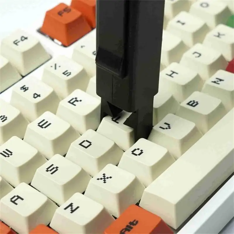 أدوات تفكيك مبتكرة، مزيل غطاء مفاتيح الماوس المتين، فعال وسهل الاستخدام، ملحقات الكمبيوتر، أسود دقيق