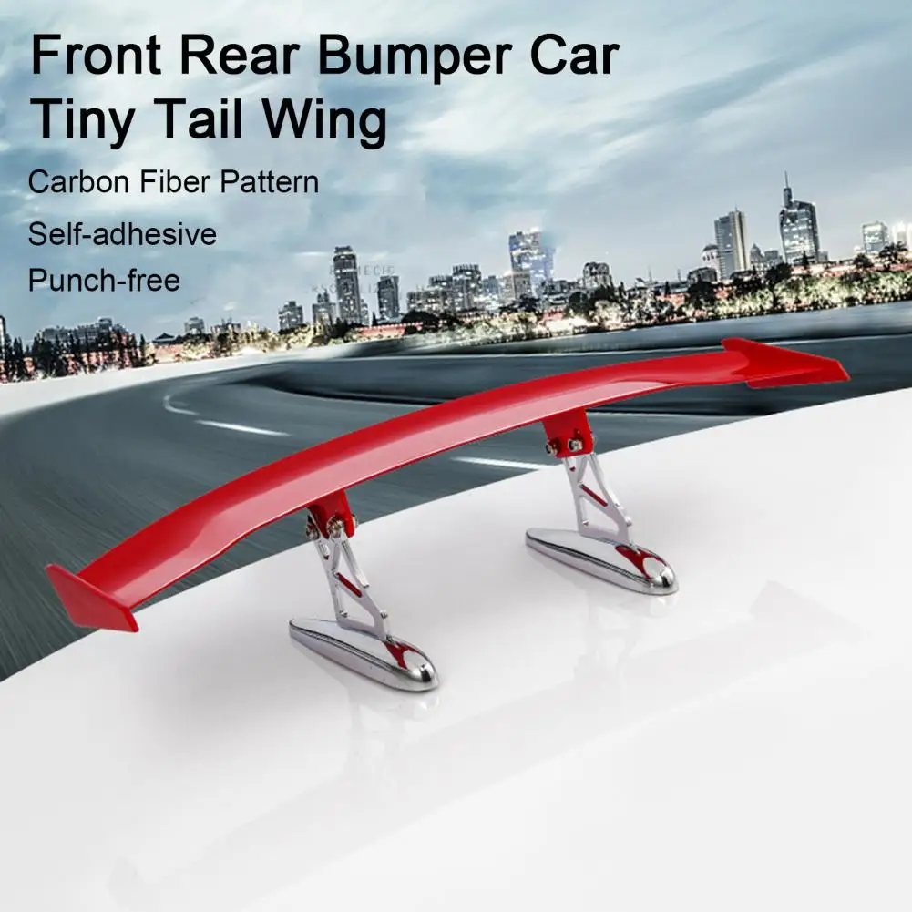 Cars Mini Tail Wing Easy Adhesive Installation Mini Tail Wing Spoiler Tiny Trunk Spoiler Automotive Exteriores Rear Tail Wings