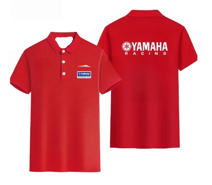 2026 New YAMAHA Team Factory Uniform MXGP Men Polo Shirt Racing T-shirt Track Work Shirt Casual Short Sleeved Off-road Cycling