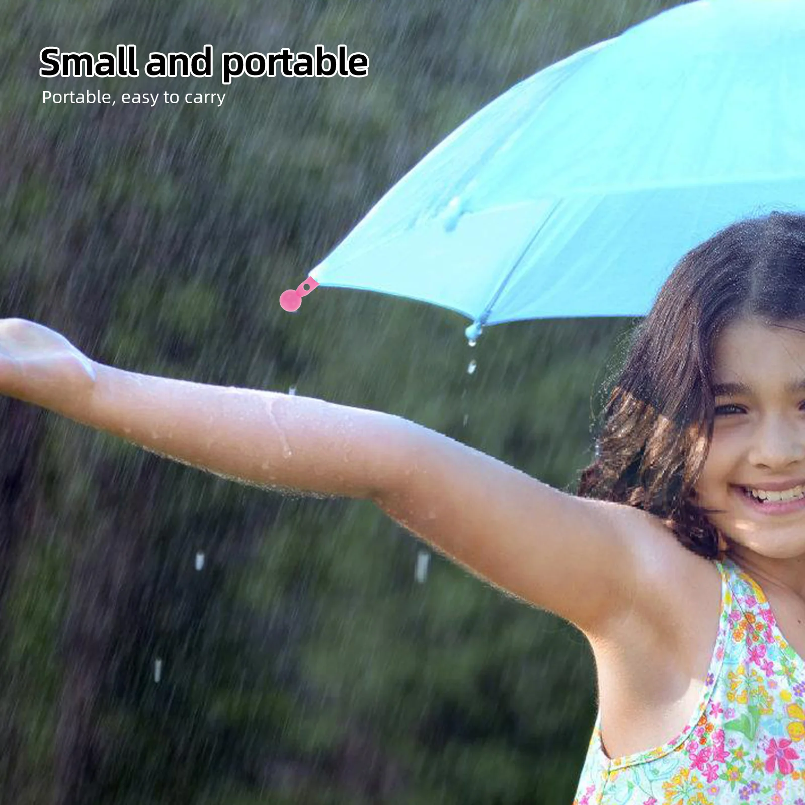 10 قطعة حبات ذيل المظلة لمظلة المطر قطع غيار بلاستيكية ملحقات إصلاح الخرز الصغيرة المتينة