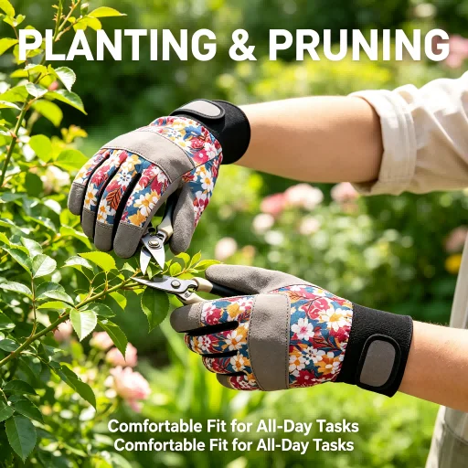 Floral Garden Gloves - Cartoka